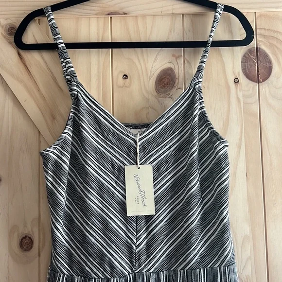 Universal Thread Black & White Striped Tank Dress XL - Picture 2 of 6